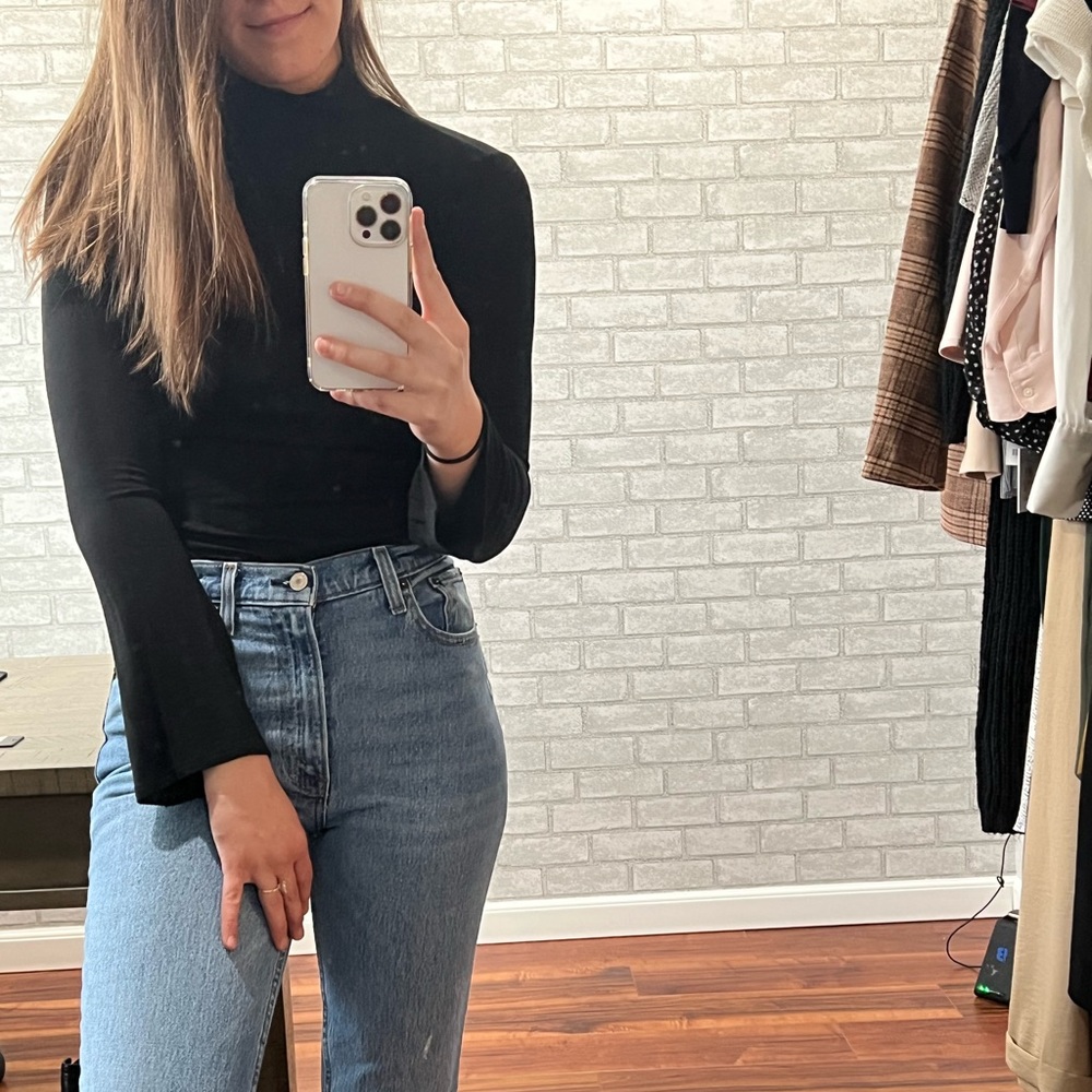 Black turtleneck